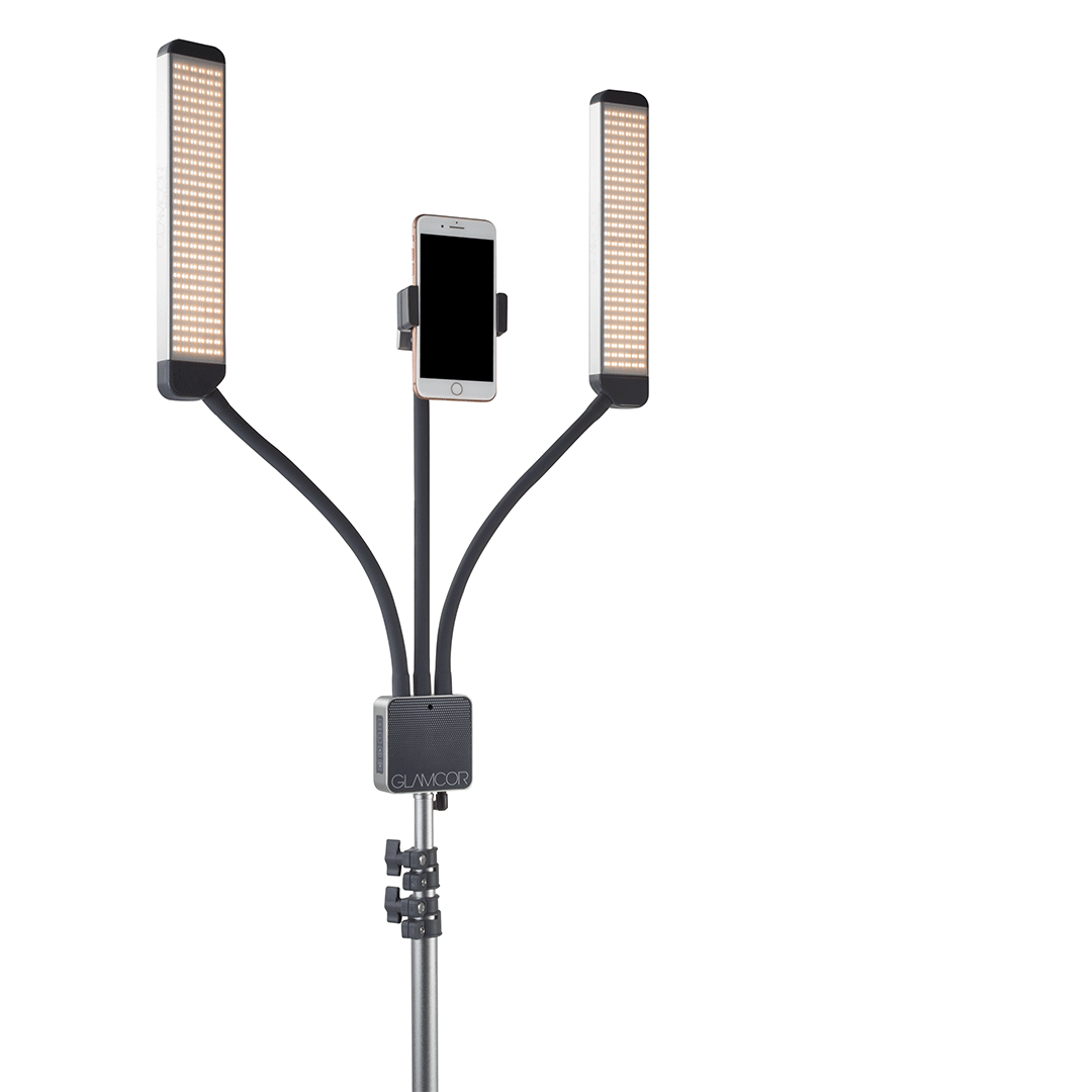 GLAMCOR MULTIMEDIA X LED Extension Light with Phone Clip